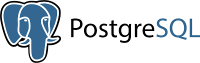 PostgreSQL database logo with elephant mascot